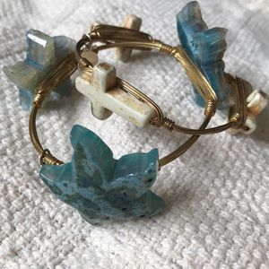 Two bourbon and Bow tie bangles